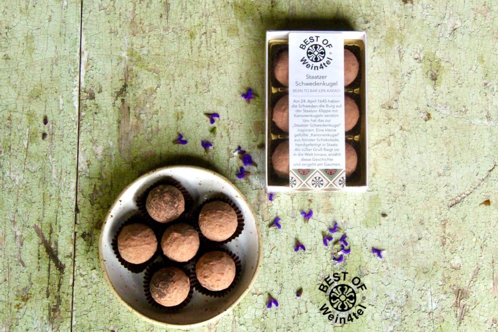 Best Of Weinviertel-Manufaktur: Original Staatzer Schwedenkugel x 6 aus Bean-to-bar-Schokolade
