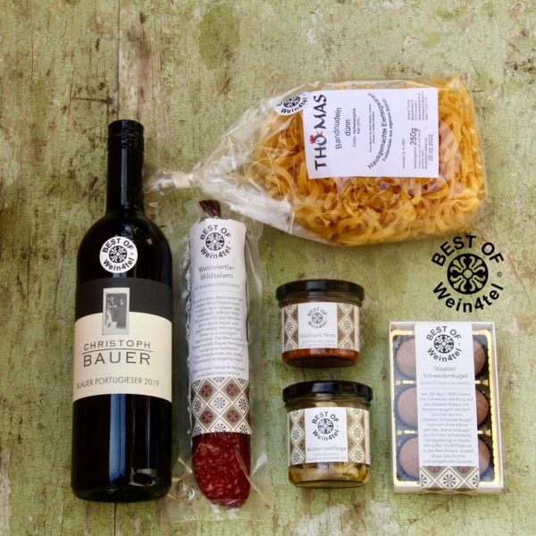 Die Best Of Weinviertel Hintaus-Pastabox für zwei