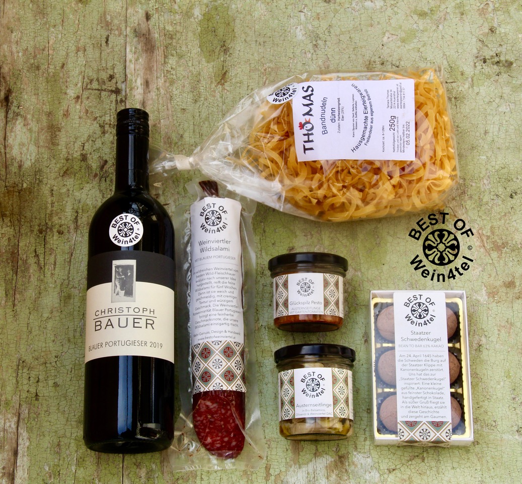 Die Best Of Weinviertel Hintaus-Pastabox für zwei